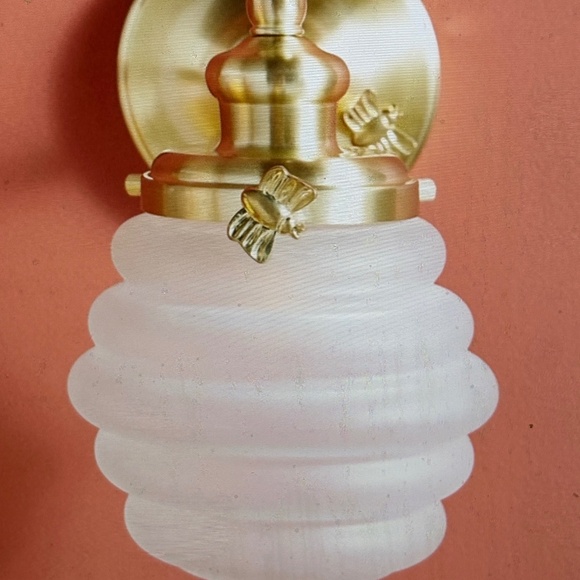 Anthropologie Bumblebee Plugged Sconce